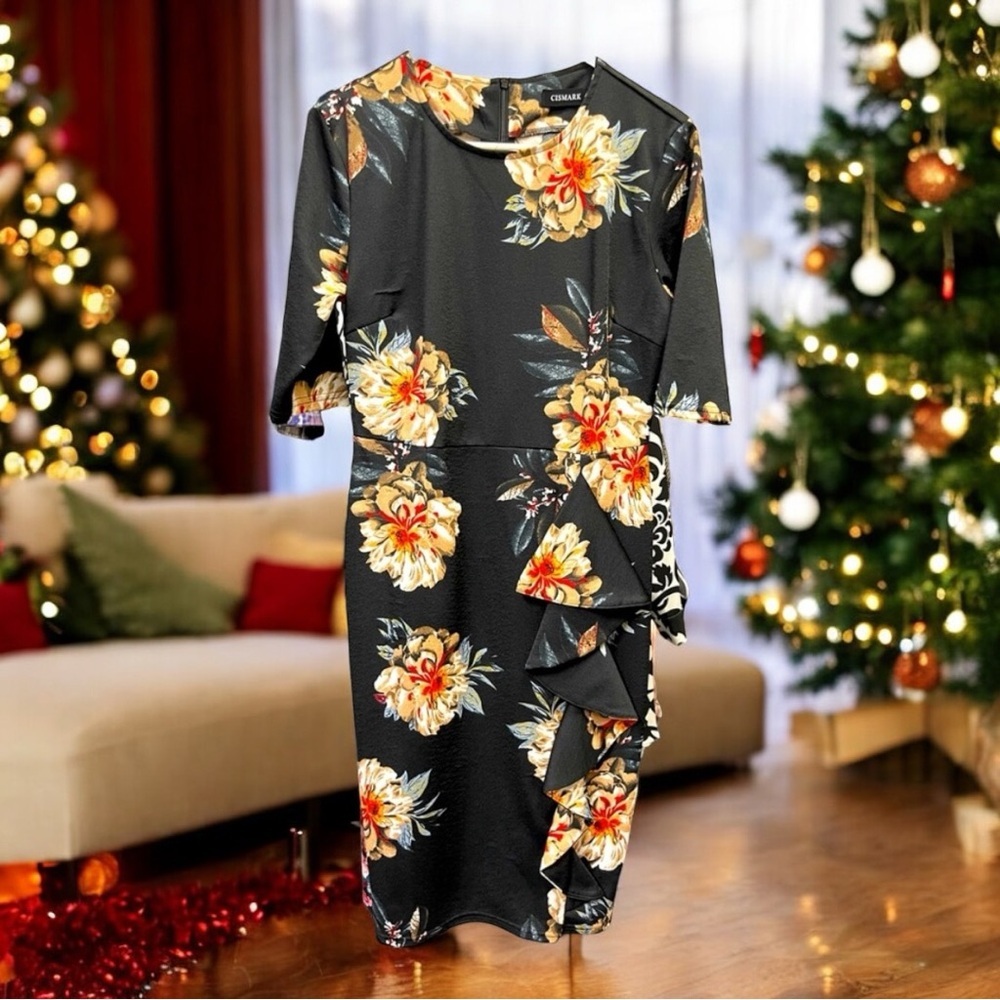 Floral dress. Size Large.